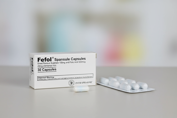 مکمل فیفول در تالاسمی خفیف - کپسول آهن و فولیک اسید